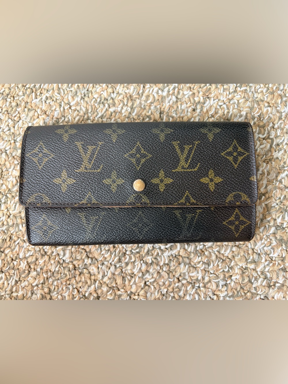 Authentic Louis Vuitton Vintage Monogram Porte Tresor Wallet 1989 France